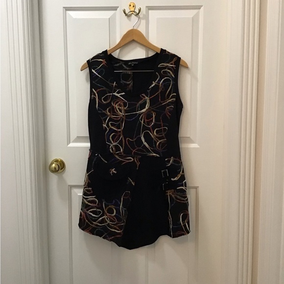 Multicolor Embroidered Mini Dress - Picture 3 of 10